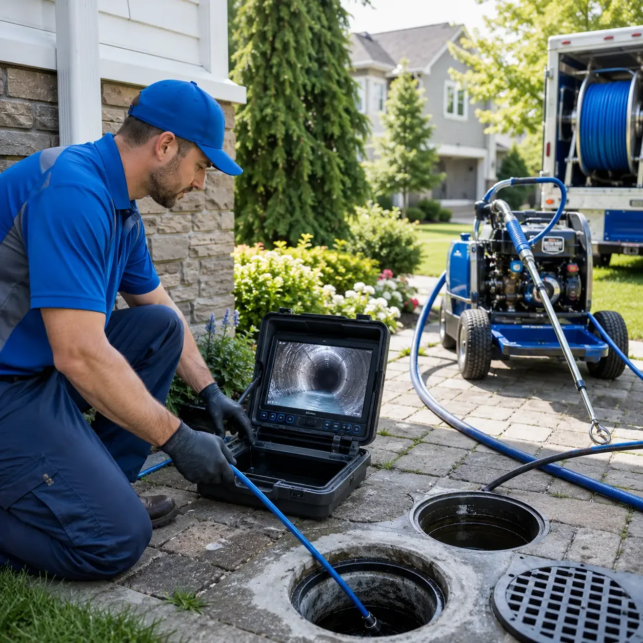 Outdoor drain cleaning professionals serving Lansing, MN